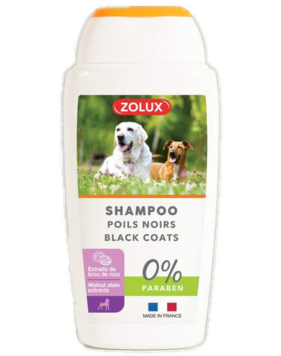 ZOLUX Shampoo für Hunde mit schwarzen Borsten 250ml