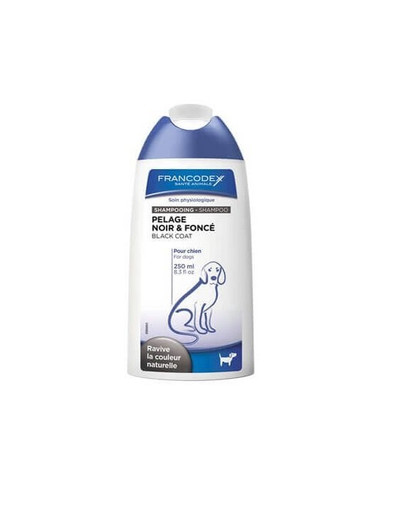 FRANCODEX Shampoo für Hunde mit dunklem/schwarzem Fell 250 ml