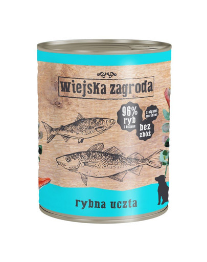 WIEJSKA ZAGRODA Fischmahlzeit 800 g getreidefreies Hundefutter