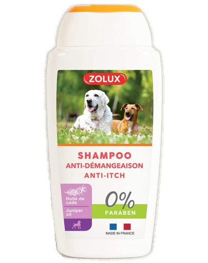 ZOLUX Anti-Itch Shampoo für Hunde, ohne Paraben 250 ml