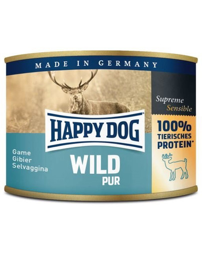 HAPPY DOG Wild Pur Nassfutter 200 g