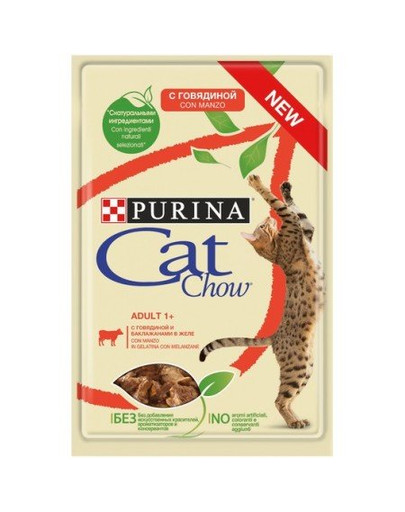 PURINA Cat Chow Adult Rindfleisch und Aubergine 85 g