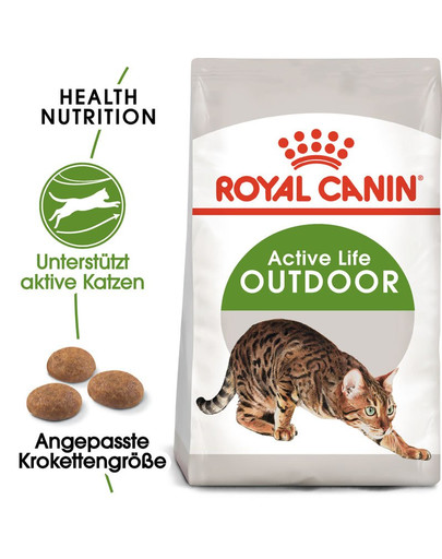 ROYAL CANIN OUTDOOR Katzenfutter trocken für Freigänger 2 kg