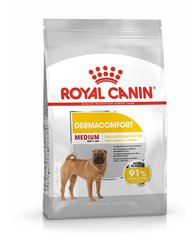 ROYAL CANIN MEDIUM Dermacomfort Trockenfutter für mittelgroße Hunde mit empfindlicher Haut 3 kg