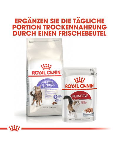 ROYAL CANIN STERILISED Appetite Control Trockenfutter für kastrierte übergewichtige Katzen 2 kg