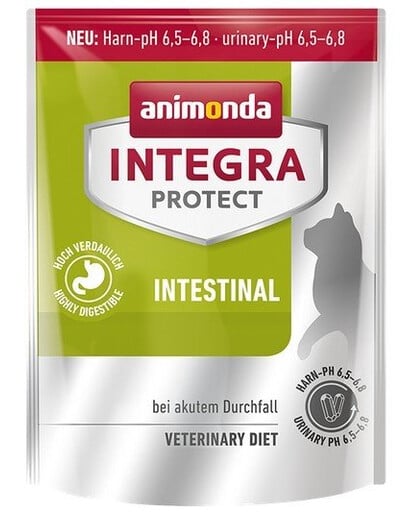 ANIMONDA Integra Protect Intestinal Futter für Katzen mit Nahrungsmittelunverträglichkeiten 1,2 kg