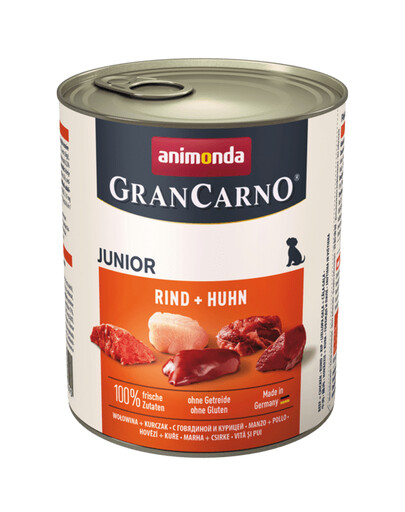 ANIMONDA GranCarno Junior Rind + Huhn 800 g