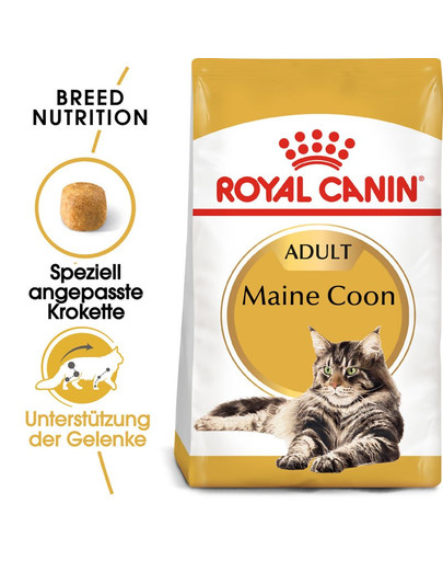 ROYAL CANIN Maine Coon Adult Katzenfutter trocken 10 kg + 2 kg Gratis!