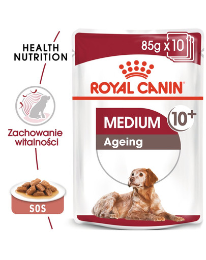 ROYAL CANIN MEDIUM AGEING 10+ Nassfutter für ältere mittelgroße Hunde 140 g
