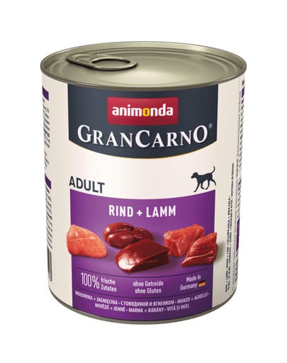 ANIMONDA GranCarno Original Adult RIND + LAMM 800 g