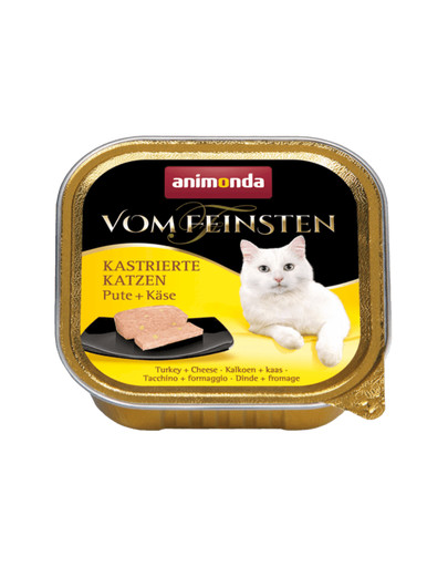 ANIMONDA Vom Feinsten - kastrierte Katzen  PUTE + KÄSE 100 g