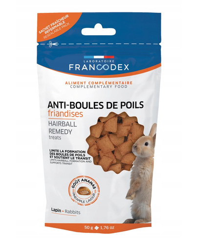 FRANCODEX Anti-Cockle-Leckerbissen für Kaninchen 50 g