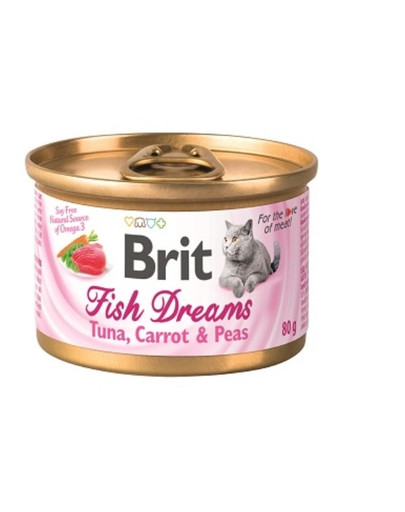 BRIT Care Katze Fisch Träume Thunfisch, Karotten & Erbsen 80g