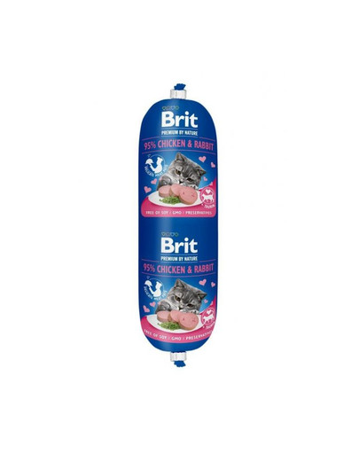Brit Premium by Nature Cat Meat Sausage Chicken & Rabbit 180 g