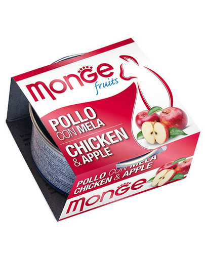 MONGE Fruit Hühnerfleisch mit Apfel 80 g
