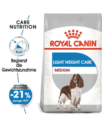 ROYAL CANIN MEDIUM Light Weight Care Trockenfutter für übergewichtige mittelgroße Hunde 18kg ( 2 x 9 kg)