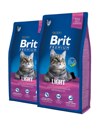BRIT Premium Cat Light 16 kg (2 x 8 kg)