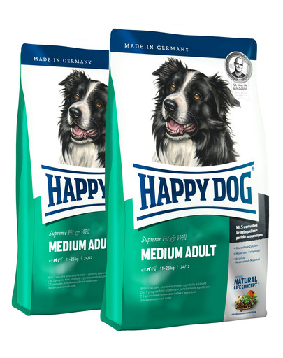 HAPPY DOG Medium Adult 25 kg (2 x 12.5 kg)