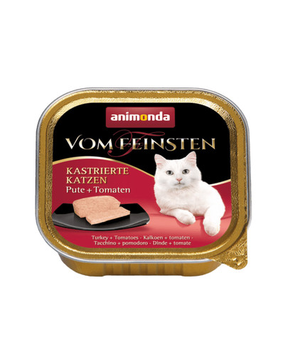 ANIMONDA Vom Feinsten - kastrierte Katzen  PUTE + TOMATE 6 x 100 g