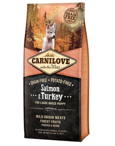 CARNILOVE Puppy Large Breed Salmon & Turkey 24 kg (2 x 12 kg)