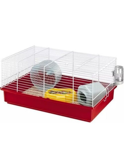 FERPLAST Criceti 9 Weißer Käfig für Hamster