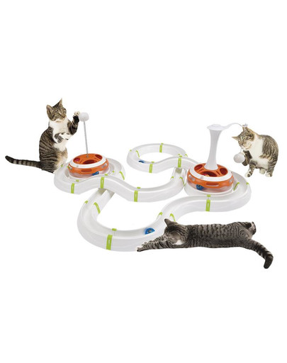 FERPLAST Typhon Katzenspielzeug mit modularer Straße