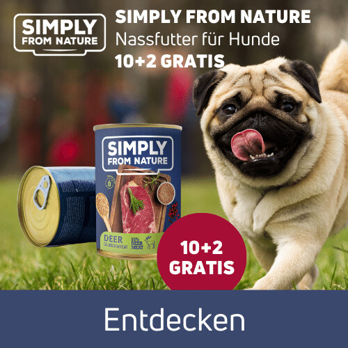 Aktion SIMPLY FROM NATURE Dosen 10+2 gratis