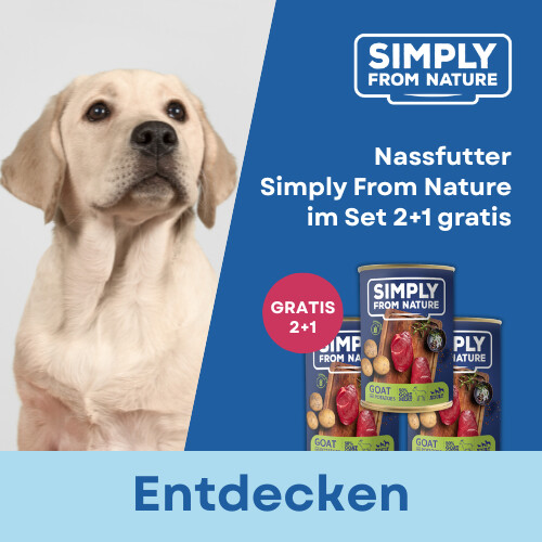 Aktion - SIMPLY FROM NATURE Nassfutter in Dosen 2 + 1 GRATIS