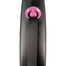 FLEXI Black Design L Gurtleine 5 m Pink