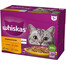 WHISKAS Huhn, Ente, Geflügel, Pute in Gelee 12x85g
