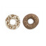 LOLO PETS Donuts mit Vanille- und Schokoladen-Haselnussgeschmack für Hunde 2 Stück. 120 g