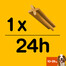 PEDIGREE DentaStix (mittlere Rassen) Zahnsnack für Hunde 3 Stk. - 77g