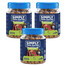 SIMPLY FROM NATURE Smart Bites Hirsch für Hunde 3x130 g
