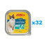 JOSERA JosiCat Nassfutter mit Lachs Pastete für Katzen 32x100g