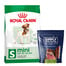 ROYAL CANIN Mini Adult 8kg  + SIMPLY FROM NATURE mit Rind 3 Stück