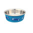 TRIXIE Metallschale mit Motiv, rutschfest 0,3 l / 12 cm