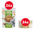 APPLAWS Taste Toppers Lamm, Karotte, Kichererbse in Gelee 24 x 85 g + Hühnerbrust in Brühe 24 x 156 g GRATIS