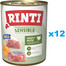 RINTI Sensible Indyk z marchewką 12x800 g