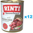 RINTI Kennerfleisch Rabbit królik 12x800 g