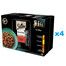 SHEBA Selection Soczyste Smaki saszetki 48x85 g mokra karma pełnoporcjowa dla dorosłych kotów w sosie kawałki z kurczakiem i wołowiną, kurczakiem, jagnięciną, kaczką i indykiem