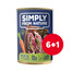 SIMPLY FROM NATURE Mokra karma dla psa Kaczka z marchewką 6 x 400 g + 1 GRATIS
