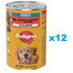 PEDIGREE Adult puszka 12x1200 g mokra karma pełnoporcjowa dla dorosłych psów, z mieszanką wołowiny i wątróbki, w galaretce