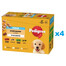 PEDIGREE Junior Wybór smaków z ryżem saszetki 48x100g mokra karma dla szczeniąt w galaretce z kurczakiem, jagnięciną, drobiem i wołowiną