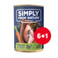 SIMPLY FROM NATURE Mokra karma dla psa Bażant z marchewką 6 x 400 g + 1 GRATIS