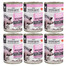 WIEJSKA ZAGRODA Nassfutter mit Schweinefleisch Monoprotein für adulte Katzen 6x400 g