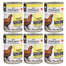 WIEJSKA ZAGRODA Nassfutter mit Huhn Monoprotein für adulte Katzen 6x400 g