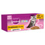 WHISKAS Junior Nassfutter mit Huhn, Ente, Geflügel und Pute in Gelee für Kätzchen 40x85g