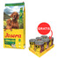 JOSERA Mother and Puppy Salmon with Rice 12,5kg + JOSERA Meat Lovers Pure 6x400g GRATIS