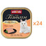 ANIMONDA Vom Feinsten Mildes Menü Nassfutter mit Pute und Lachs für adulte Katzen 24x100g