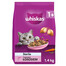 WHISKAS Sterile Trockenfutter mit Lachs  für Katzen nach der Kastration 3x1,4 kg